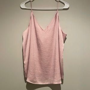 Express textured “silk” tank top